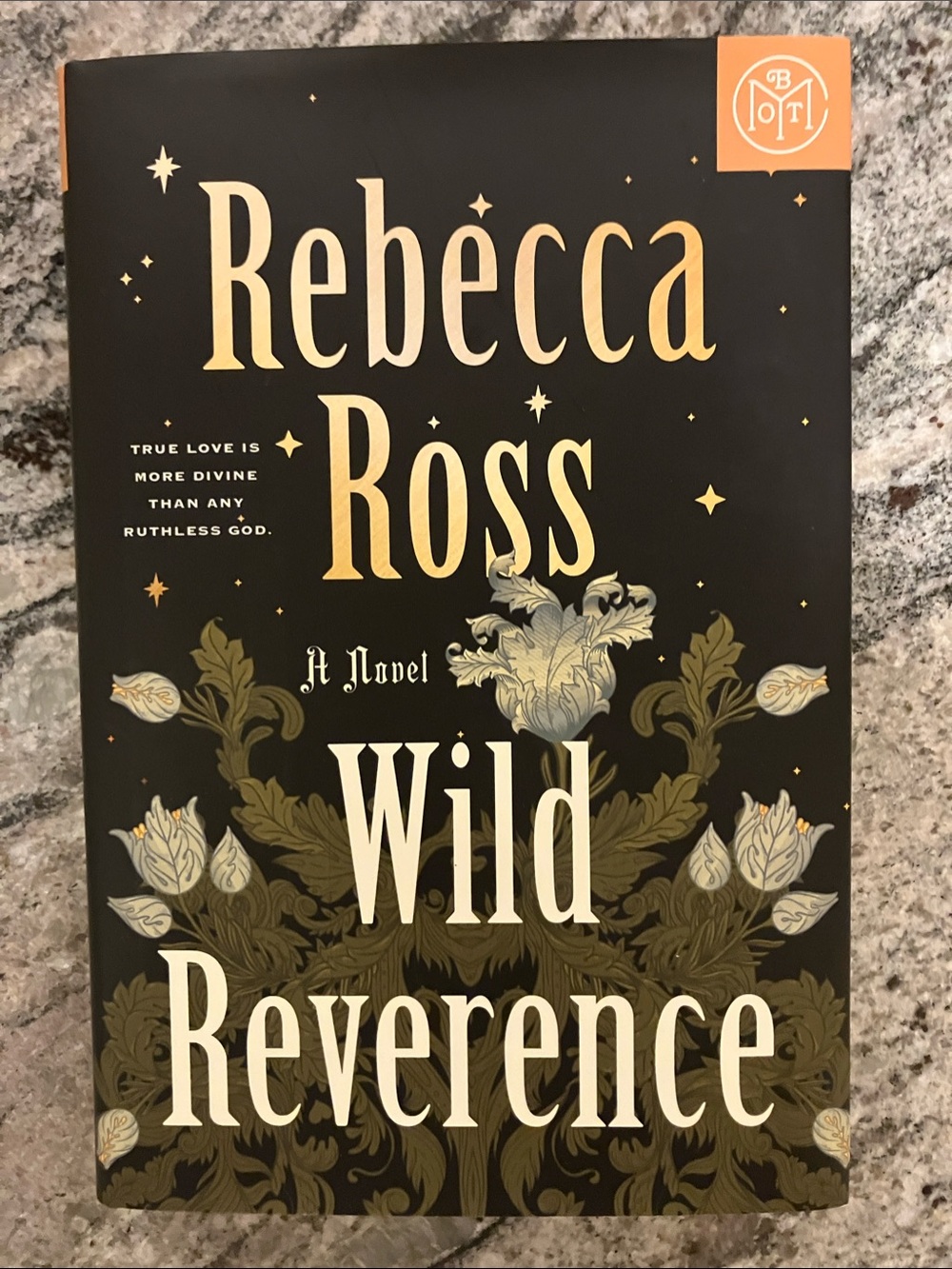Rebecca Ross Wild Reverence Hardcover Book – Black & Gold Cover